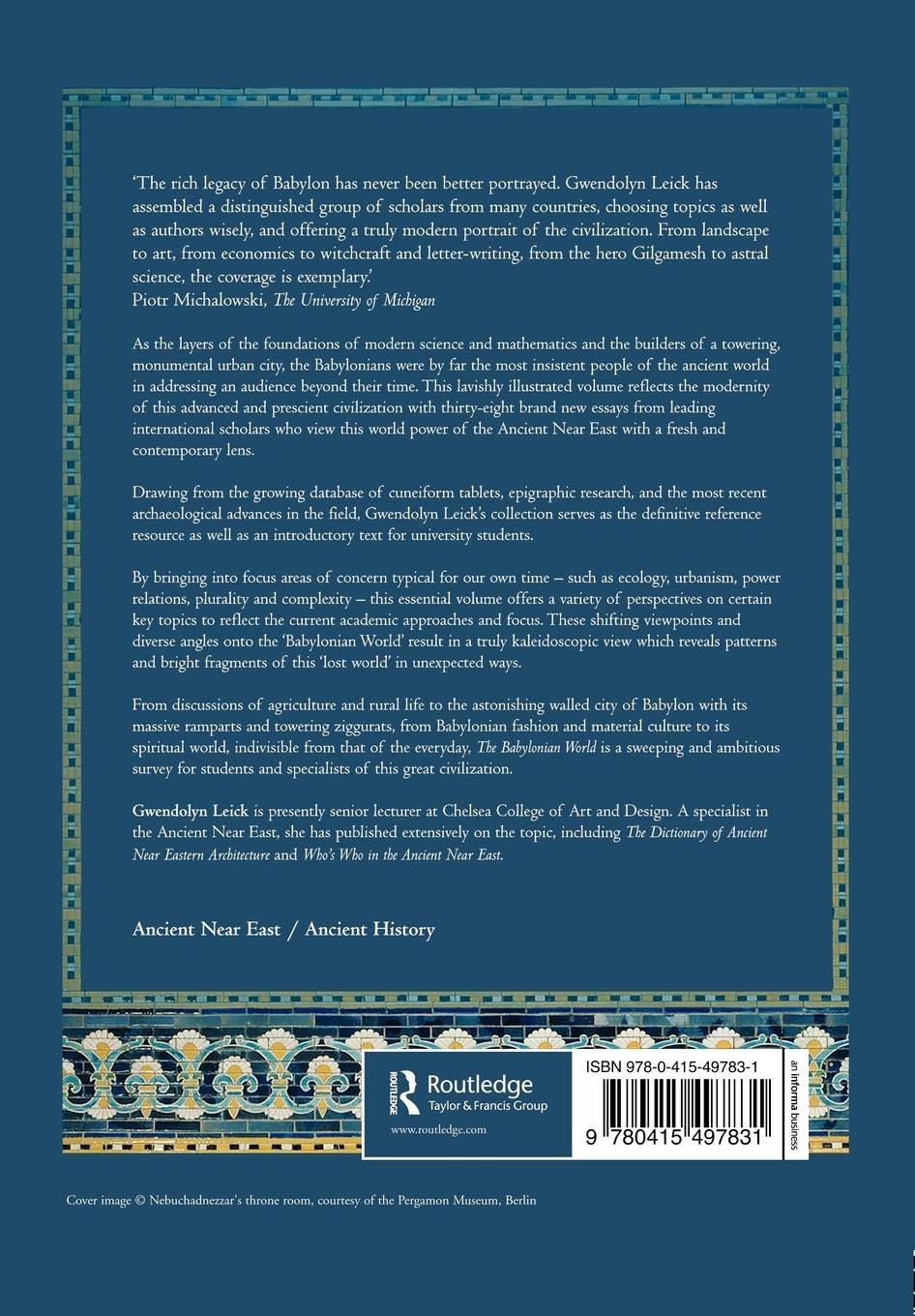 Rückseitencover The Babylonian World