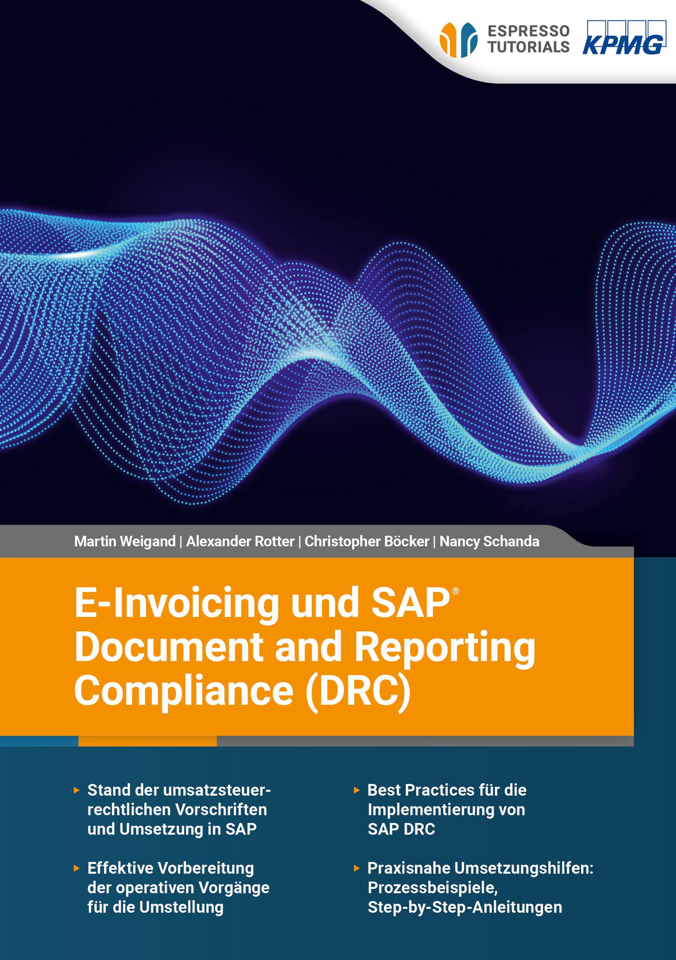 Vorderes Coverbild E-Invoicing und SAP Document and Reporting Compliance (DRC)