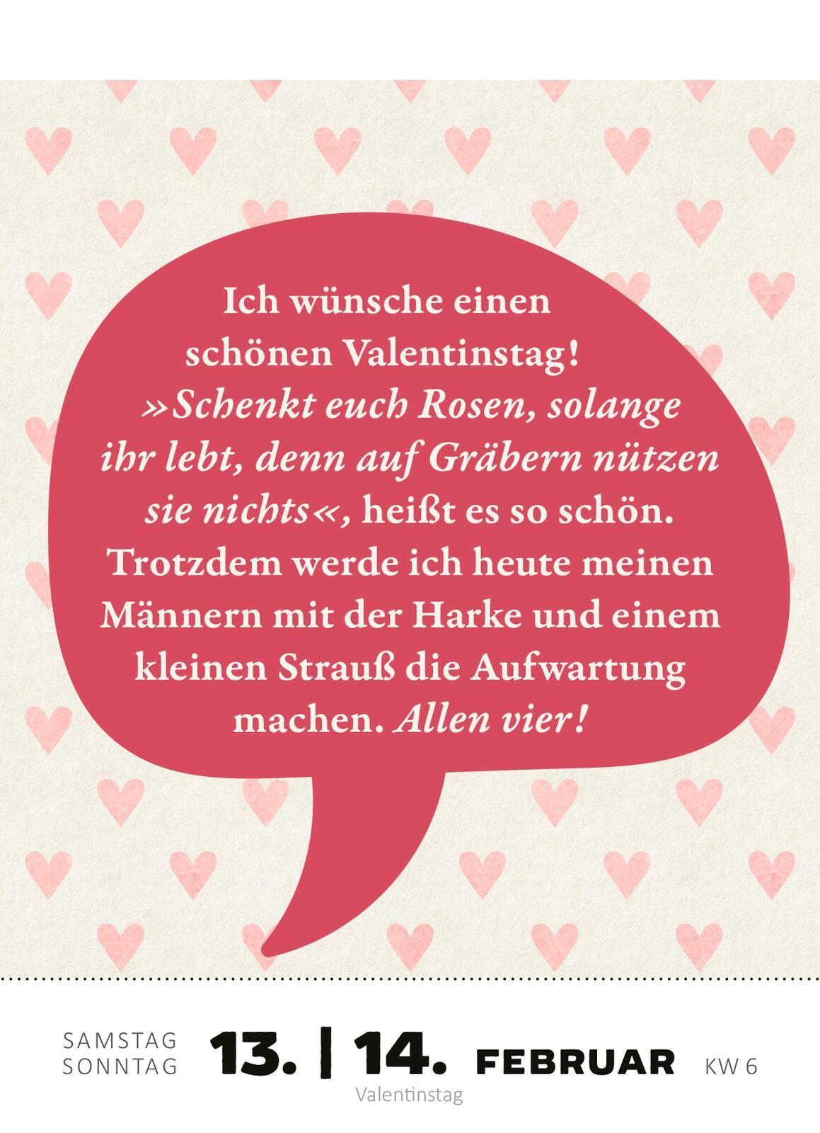 Beispielinhalt (Bild) Abreißkalender Renate Bergmann - Der Kalender 2027