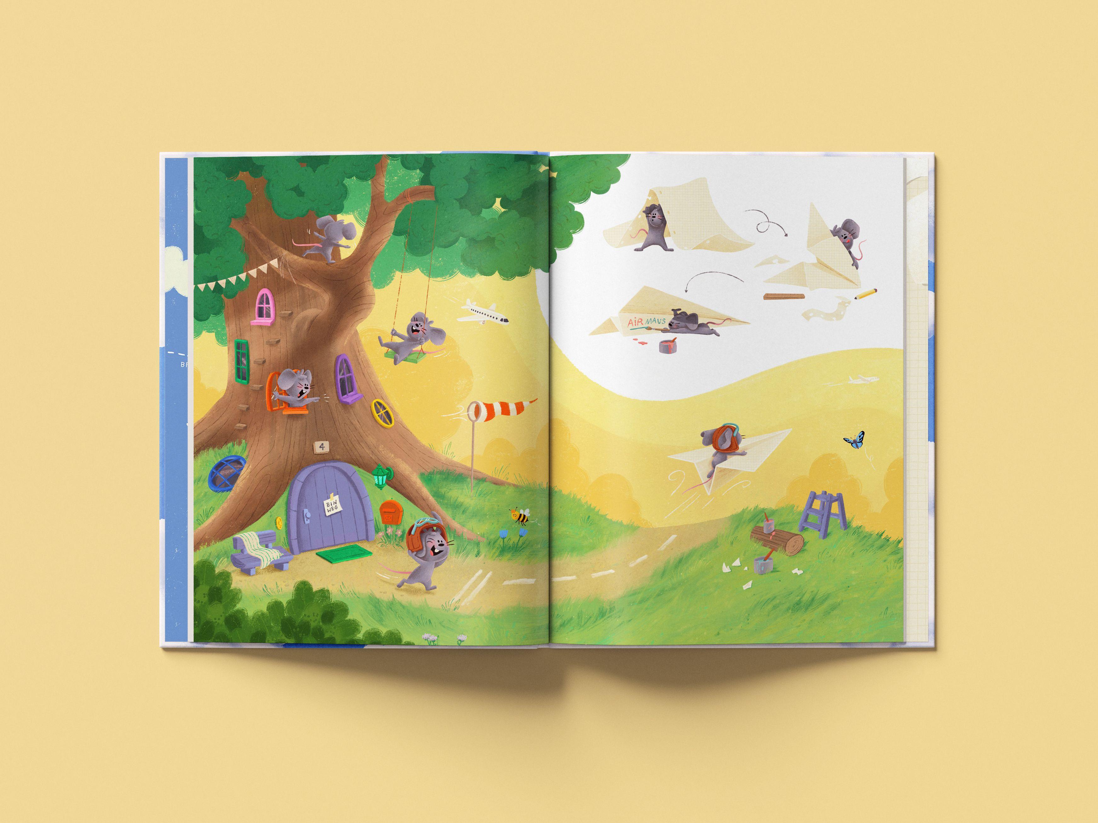 Beispielinhalt (Bild) Der Schnipseljet