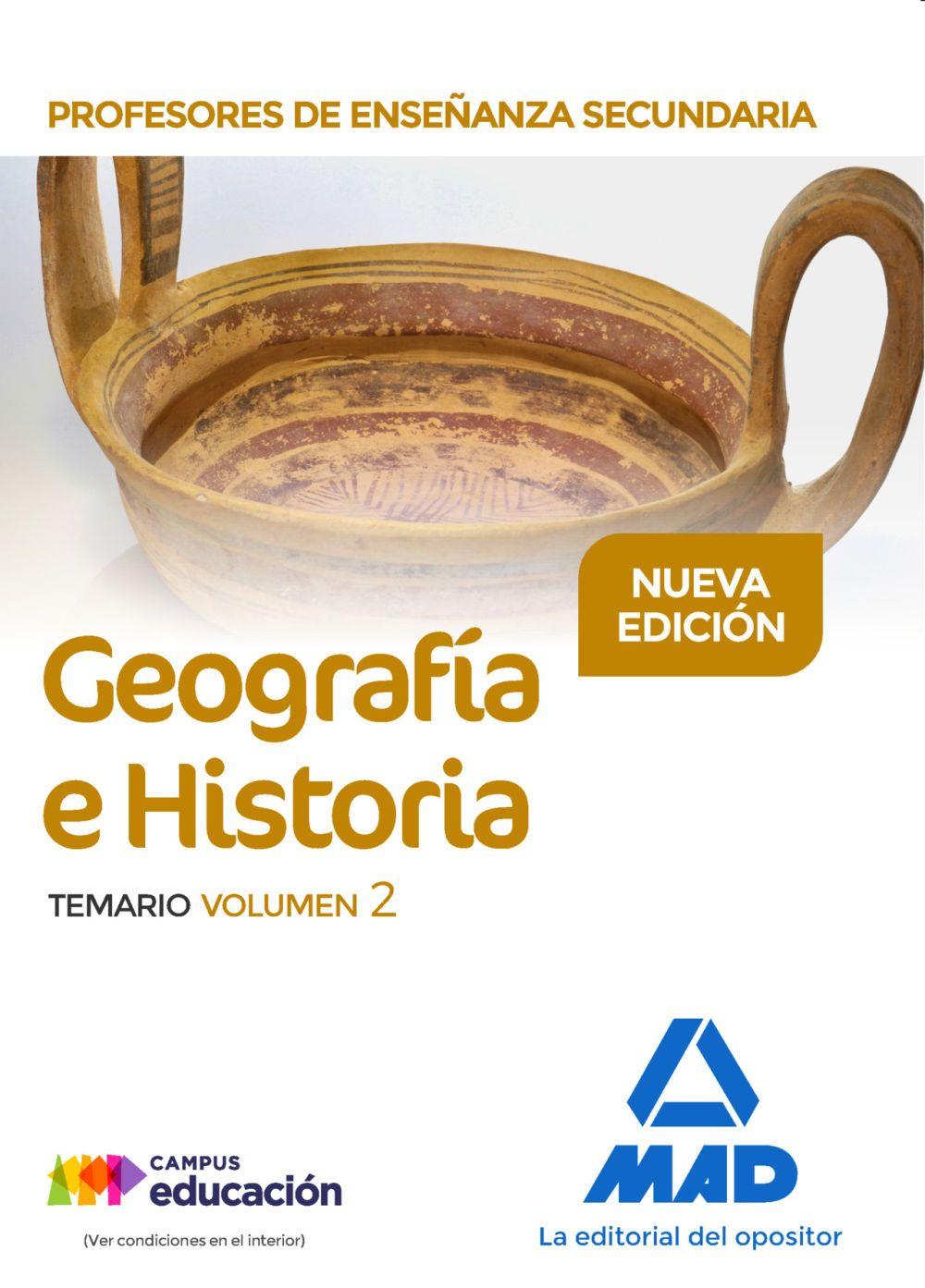 Beispielinhalt (Bild) Geografía e historia : Profesores de Enseñanza Secundaria. Temario