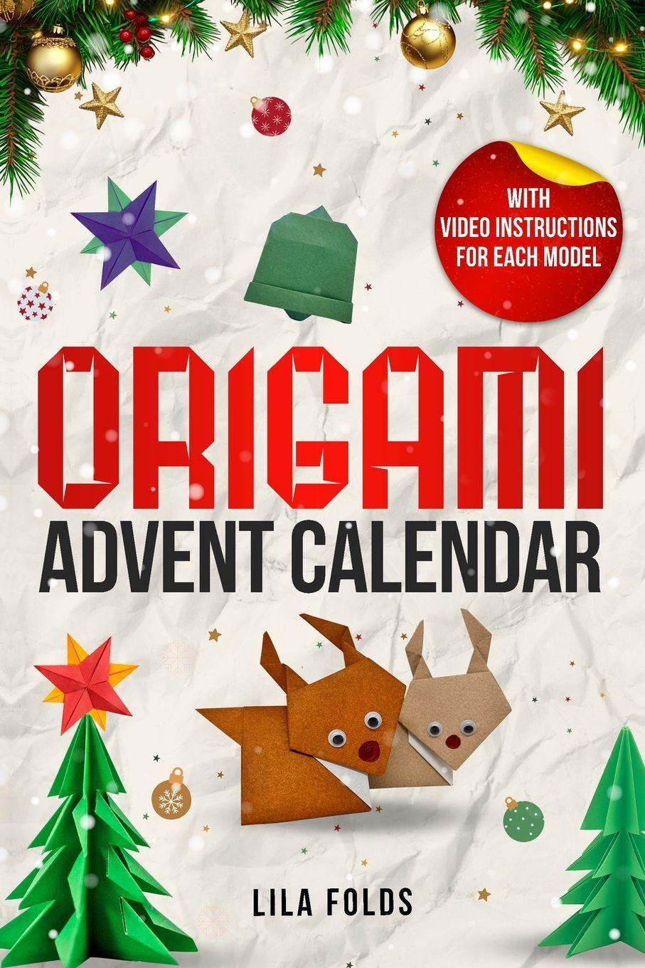 Vorderes Coverbild Origami Advent Calendar book for Kids and Adults