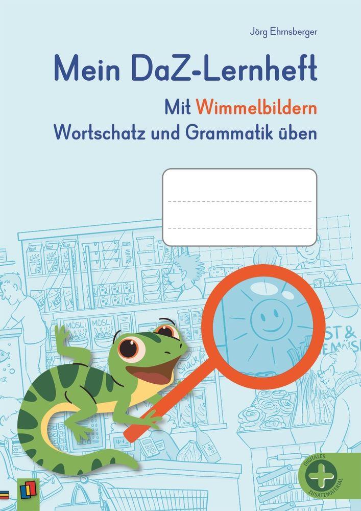 Vorderes Coverbild Mein DaZ-Lernheft - Mit Wimmelbildern Wortschatz und Grammatik üben