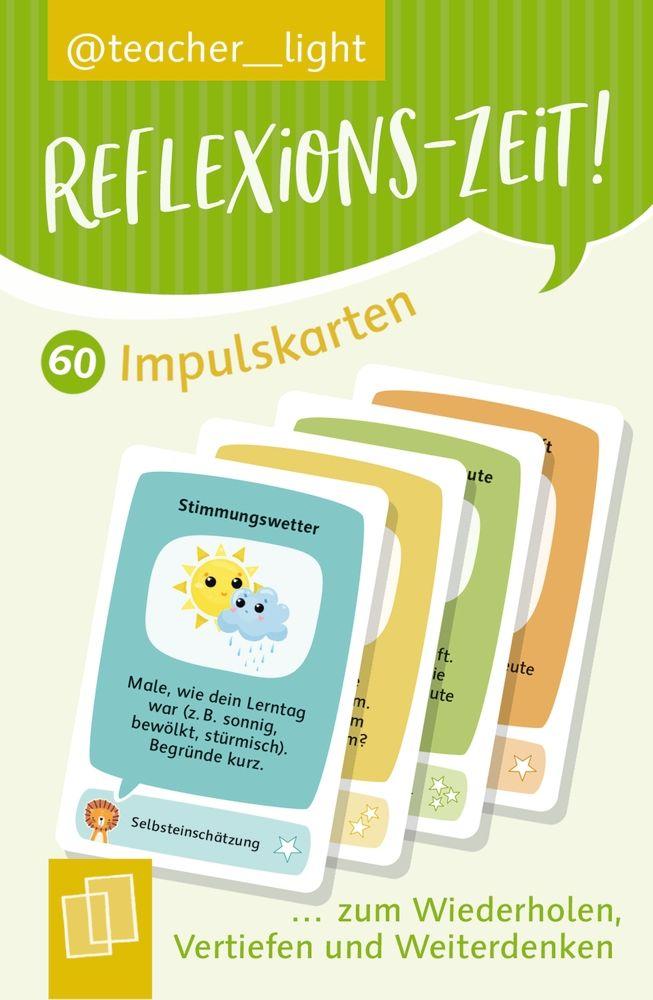Vorderes Coverbild Reflexions-Zeit! 60 Impulskarten zum Wiederholen, Vertiefen und Weiterdenken