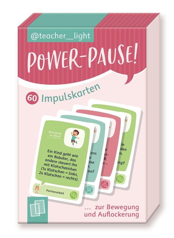 Beispielinhalt (Bild) Power-Pause! 60 Impulskarten zur Bewegung und Auflockerung