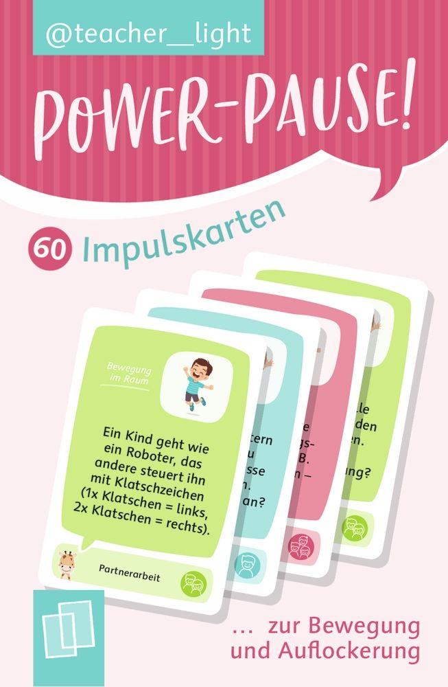 Vorderes Coverbild Power-Pause! 60 Impulskarten zur Bewegung und Auflockerung