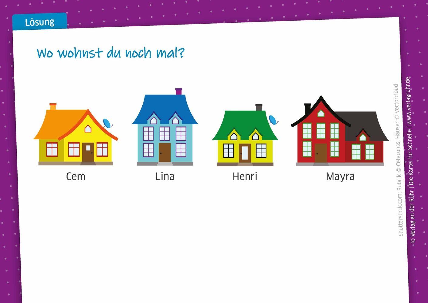 Beispielinhalt (Bild) Die Kartei für Schnelle