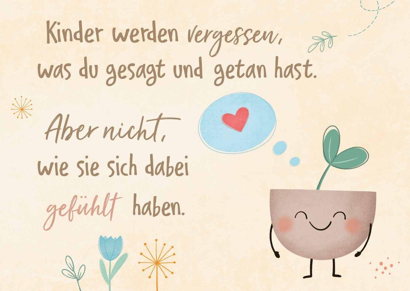 Beispielinhalt (Bild) 20 Postkarten für mehr Leichtigkeit im Kita-Alltag