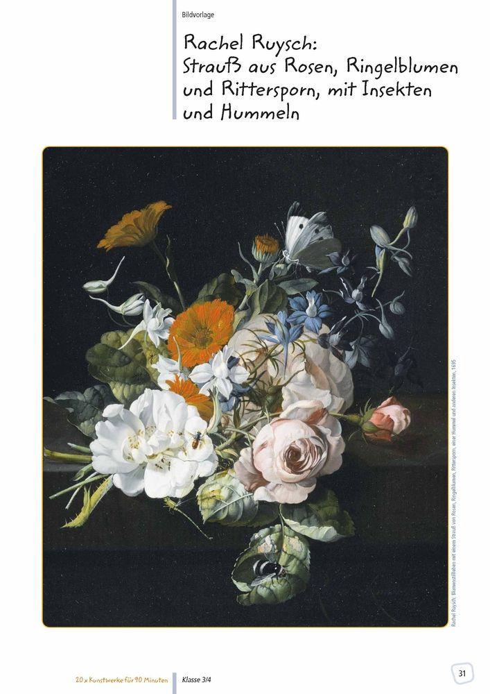 Beispielinhalt (Bild) 20 x Kunstwerke für 90 Minuten - Klasse 3/4