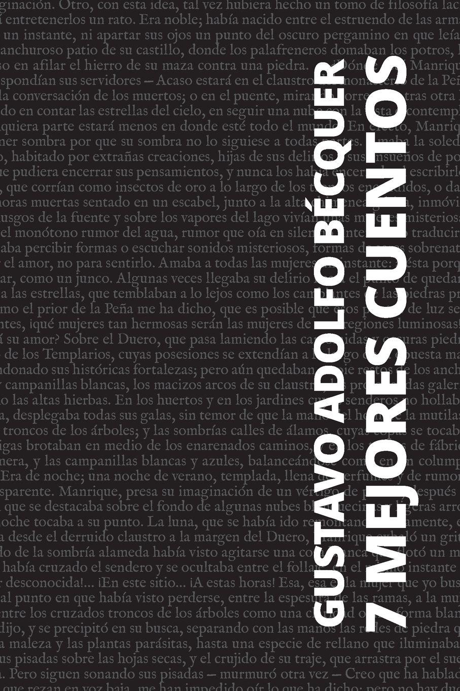 Vorderes Coverbild 7 mejores cuentos - Gustavo Adolfo Bécquer