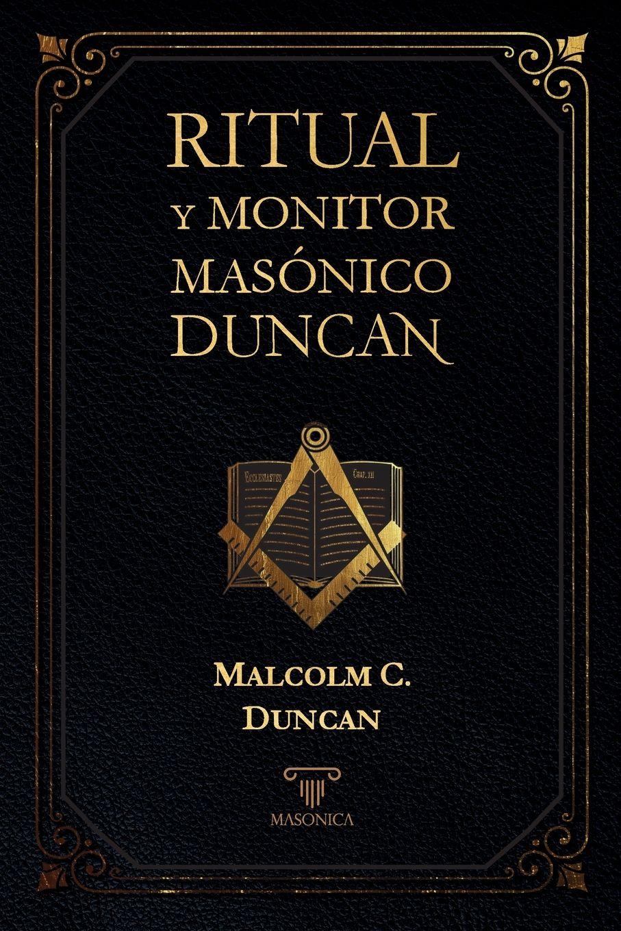 Vorderes Coverbild Ritual y monitor masónico Duncan