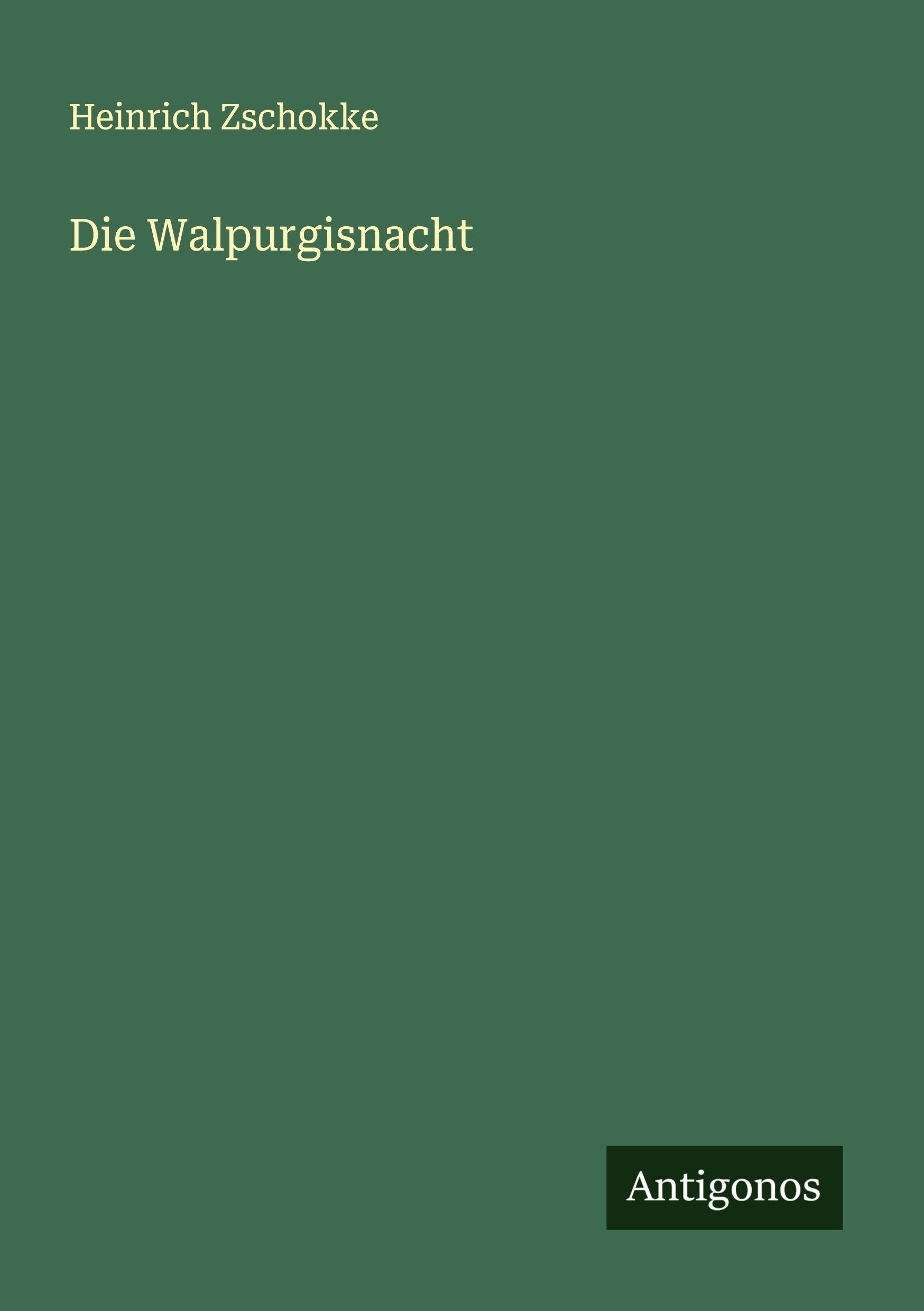 Vorderes Coverbild Die Walpurgisnacht