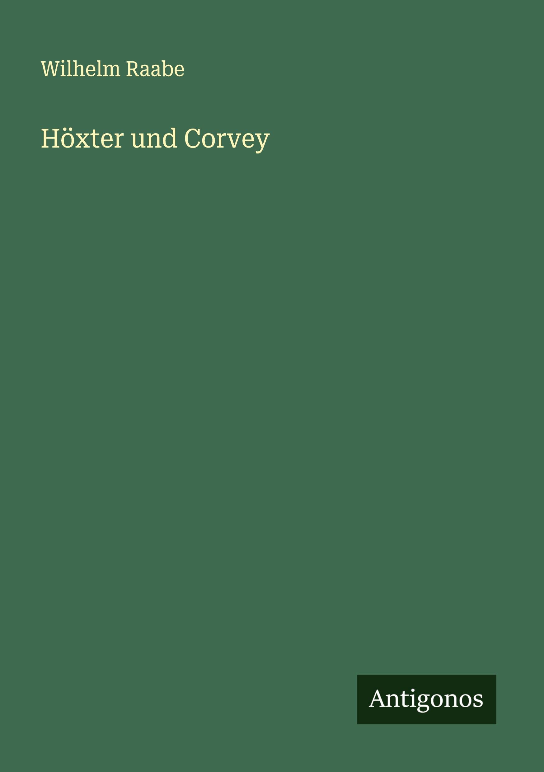 Vorderes Coverbild Höxter und Corvey