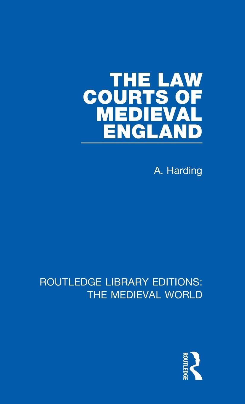 Vorderes Coverbild The Law Courts of Medieval England