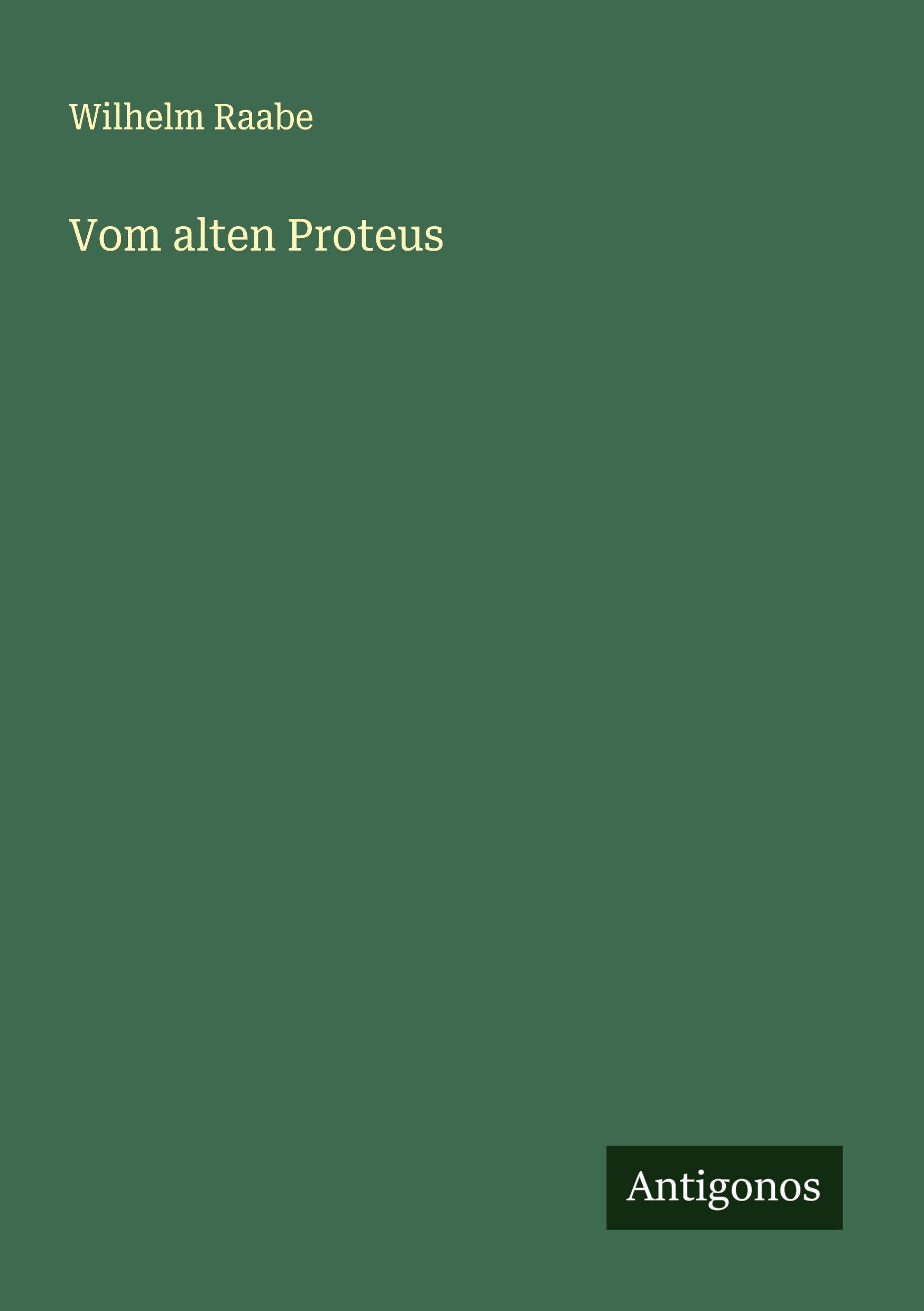Vorderes Coverbild Vom alten Proteus