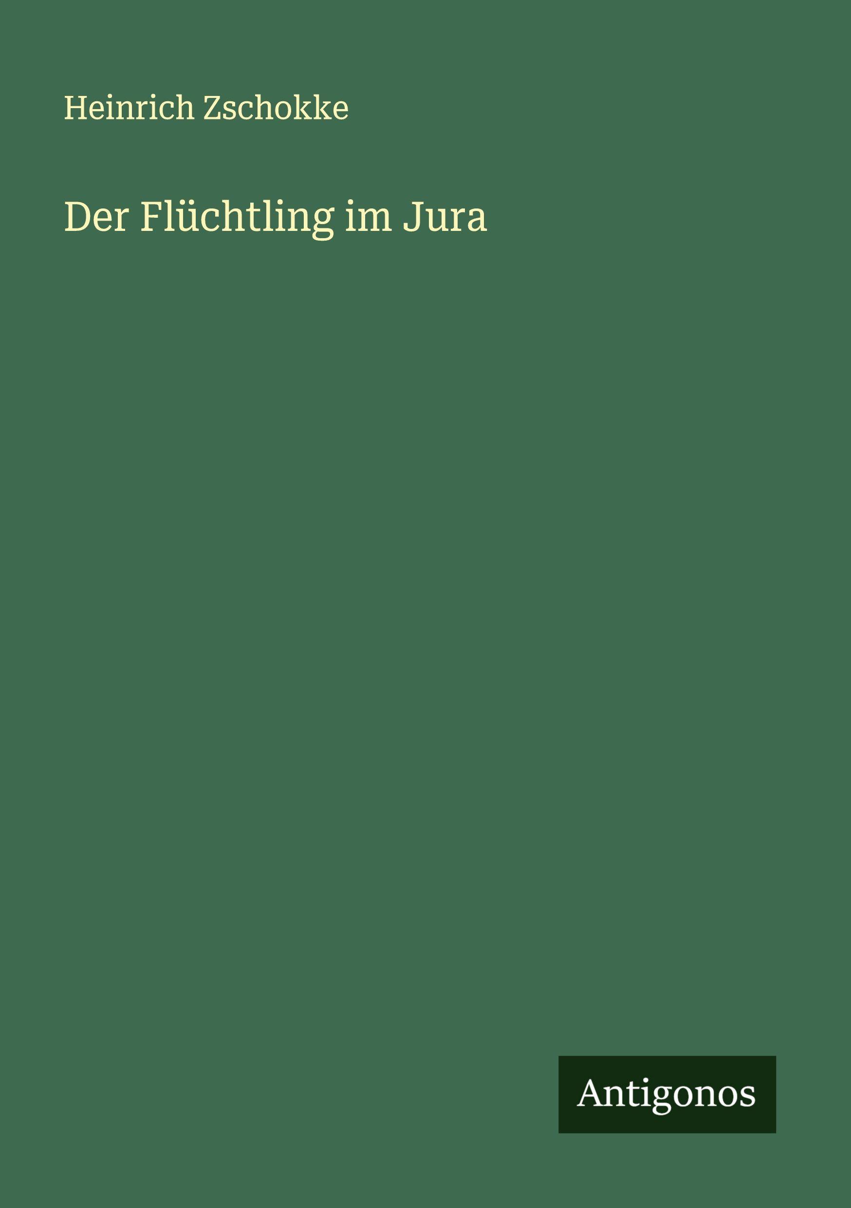 Vorderes Coverbild Der Flüchtling im Jura