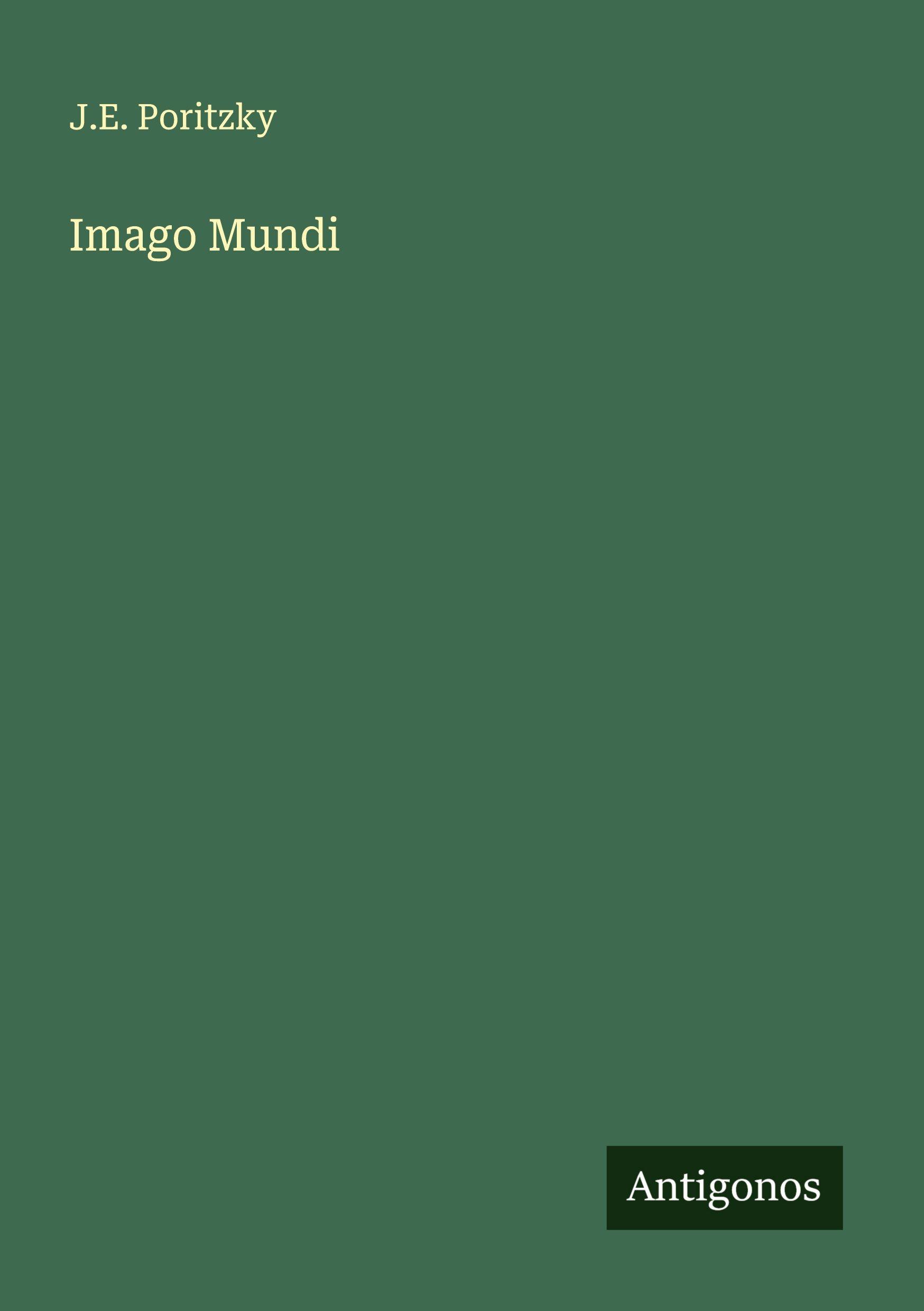 Vorderes Coverbild Imago Mundi