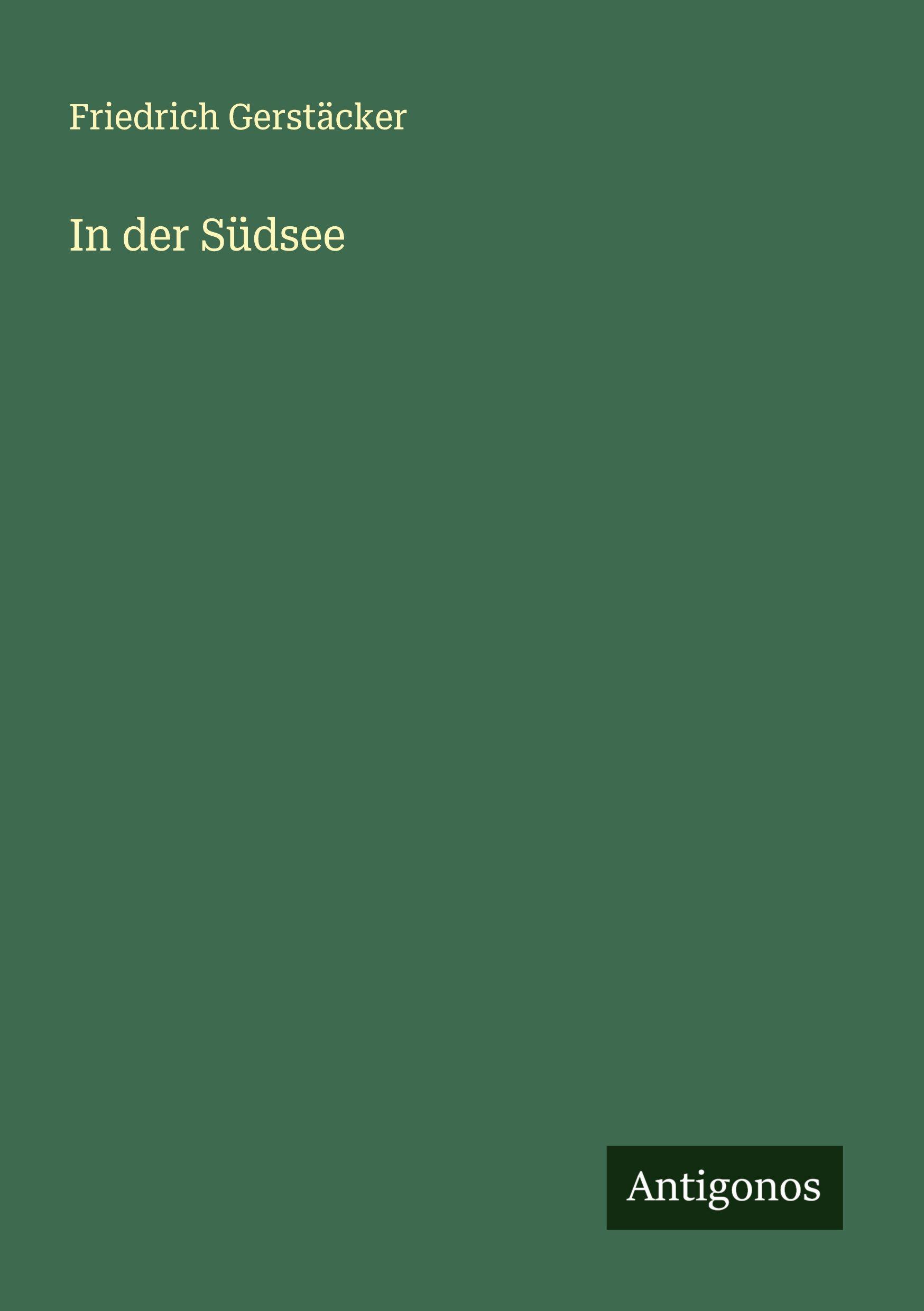 Vorderes Coverbild In der Südsee
