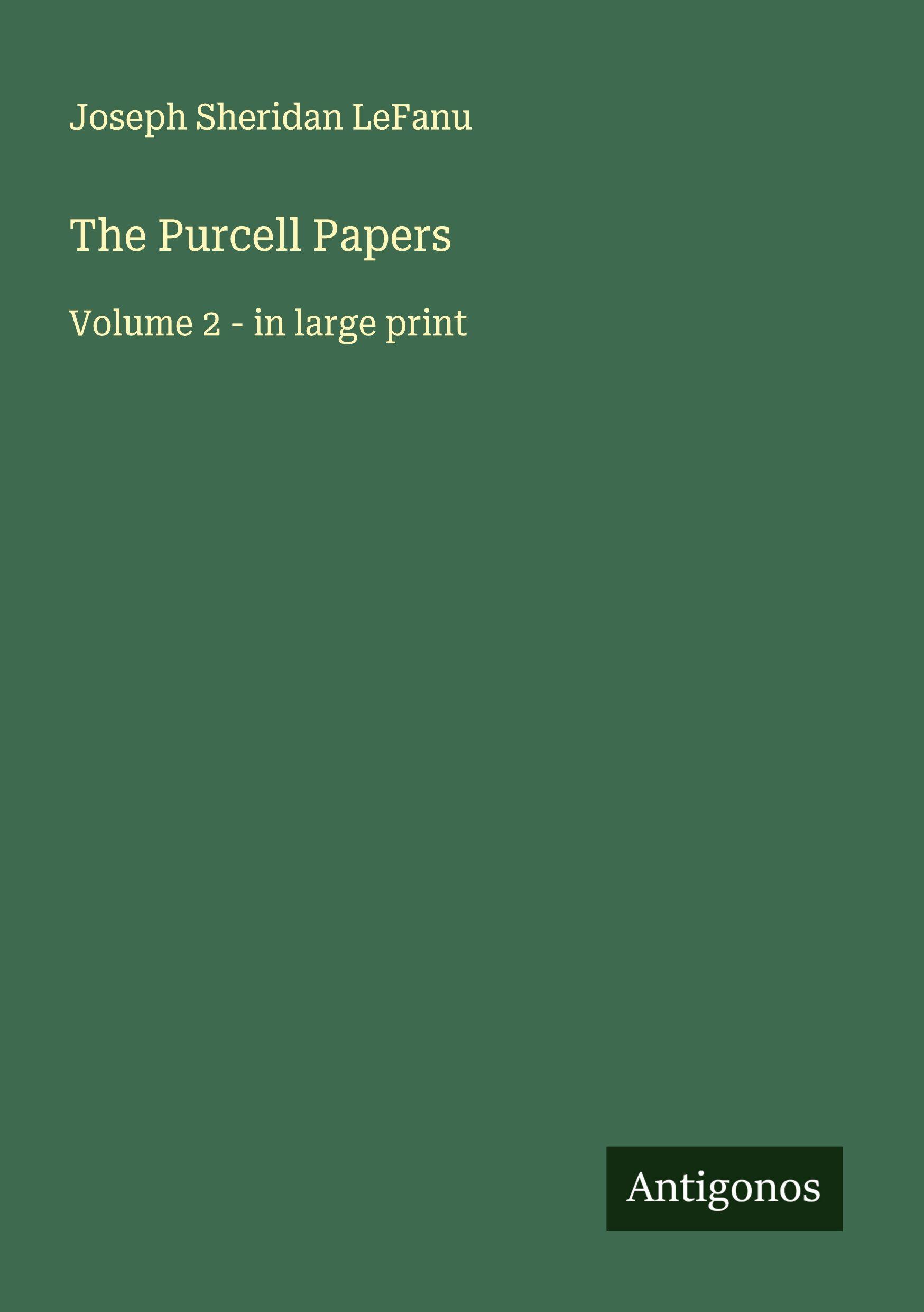 Vorderes Coverbild The Purcell Papers