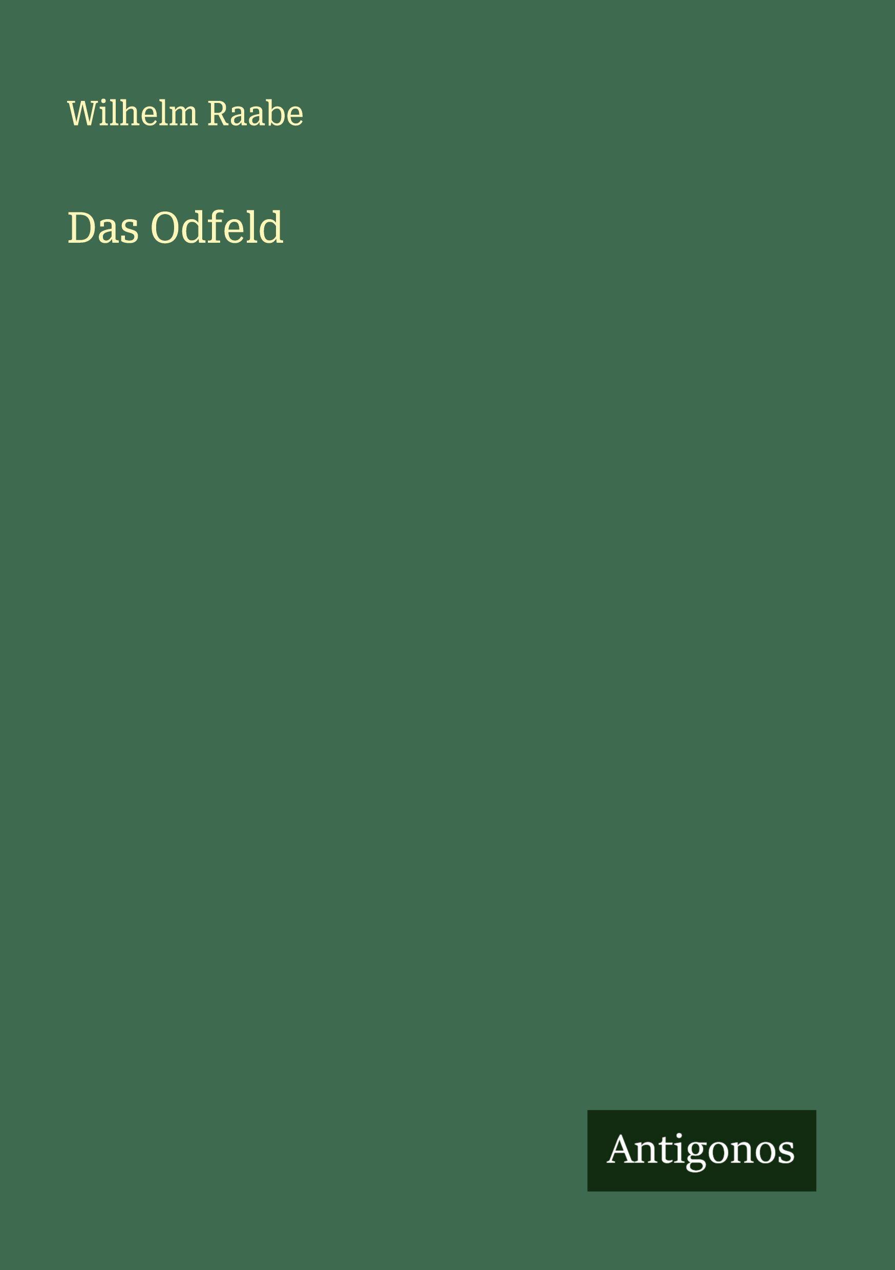 Vorderes Coverbild Das Odfeld