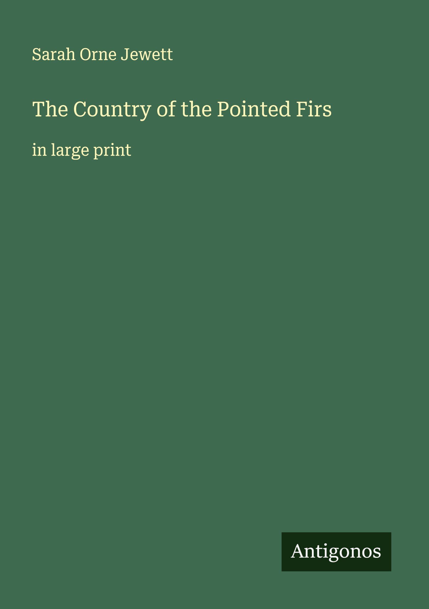 Vorderes Coverbild The Country of the Pointed Firs