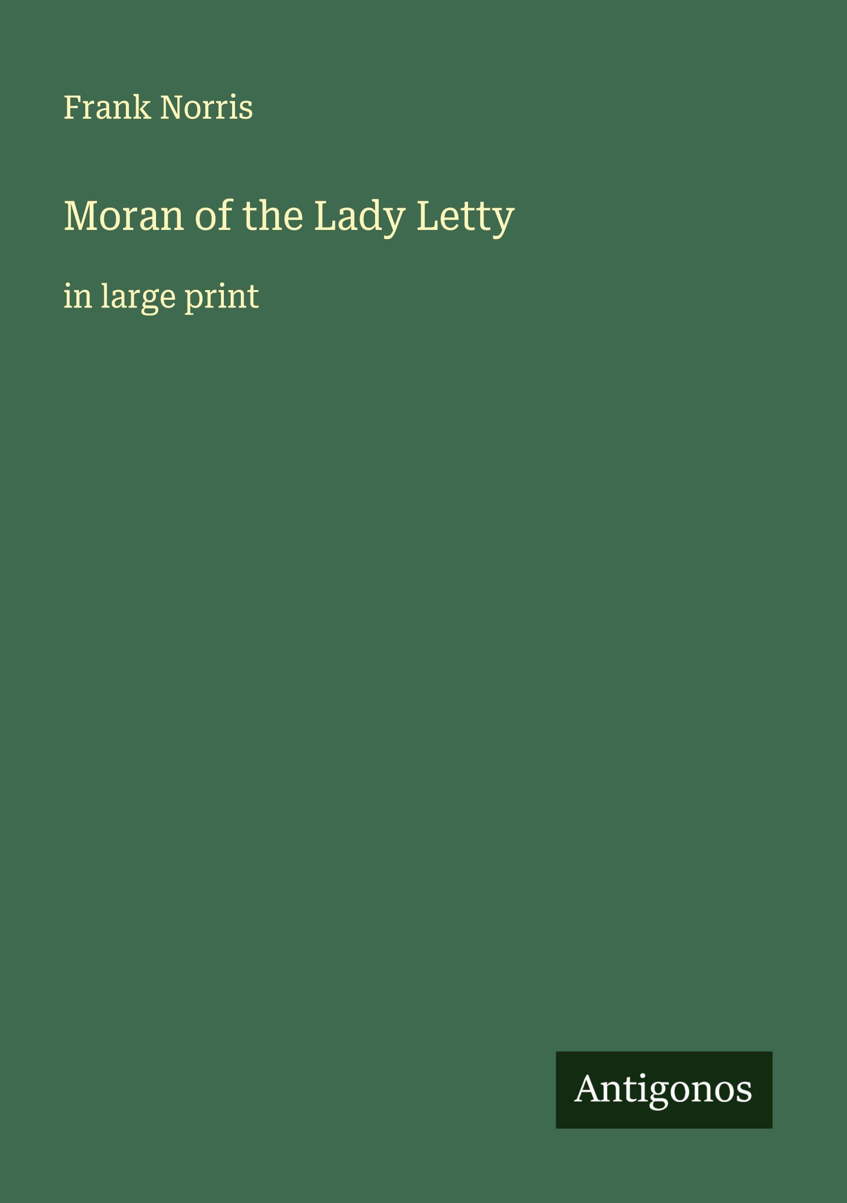 Vorderes Coverbild Moran of the Lady Letty