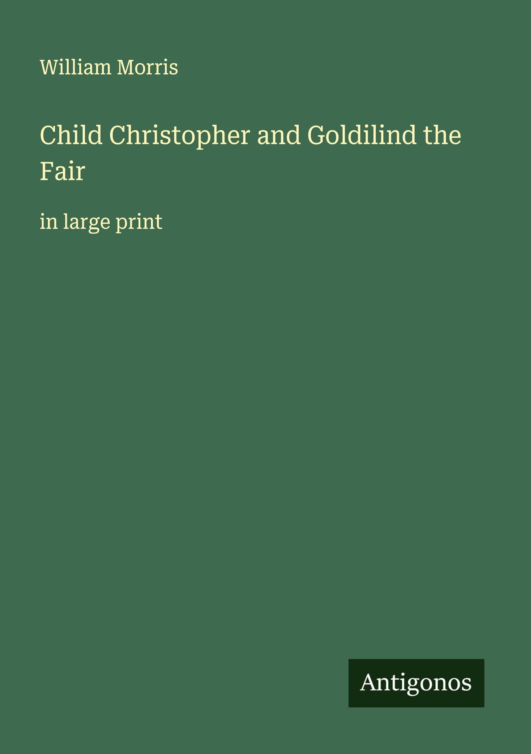 Vorderes Coverbild Child Christopher and Goldilind the Fair
