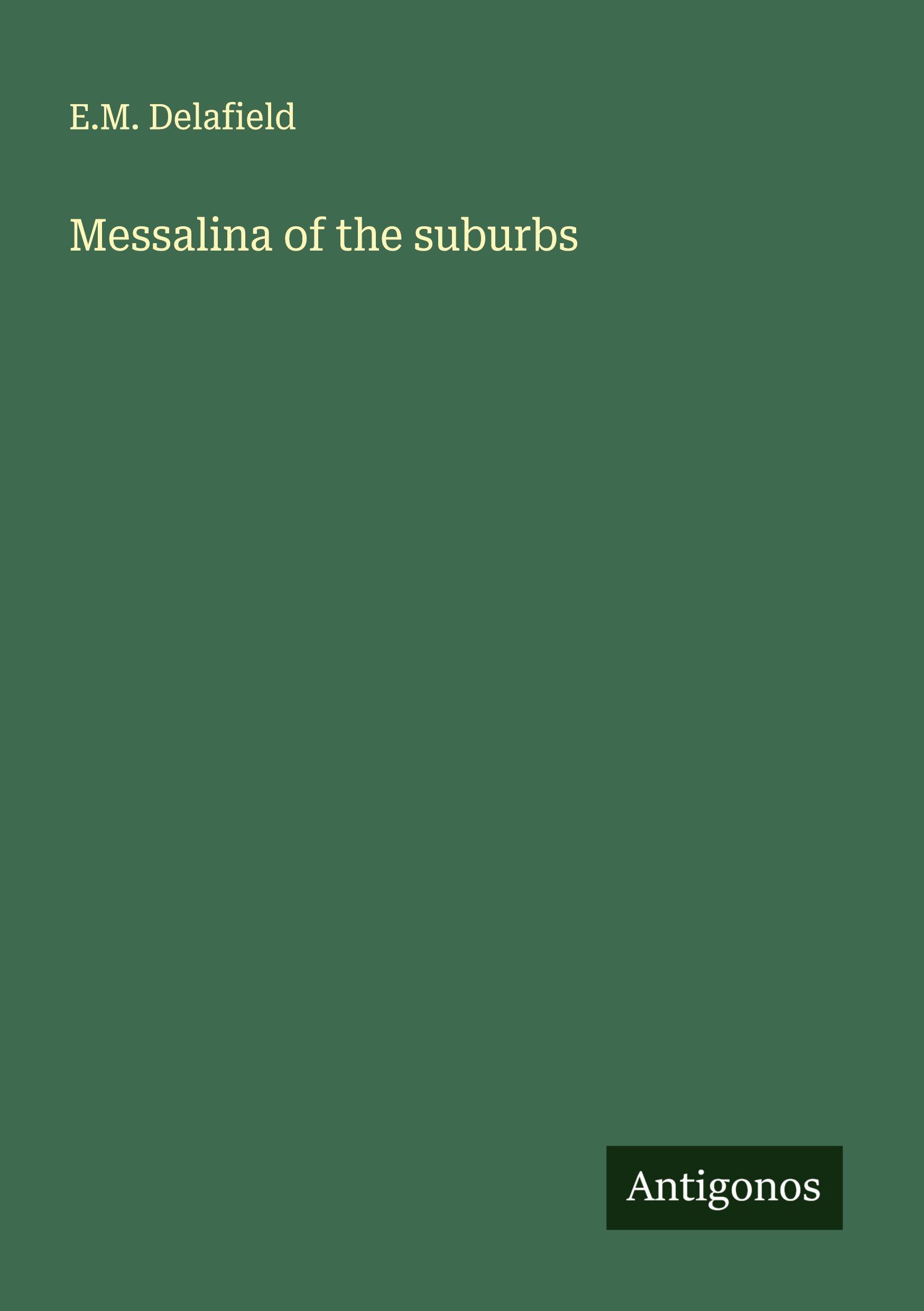 Vorderes Coverbild Messalina of the suburbs