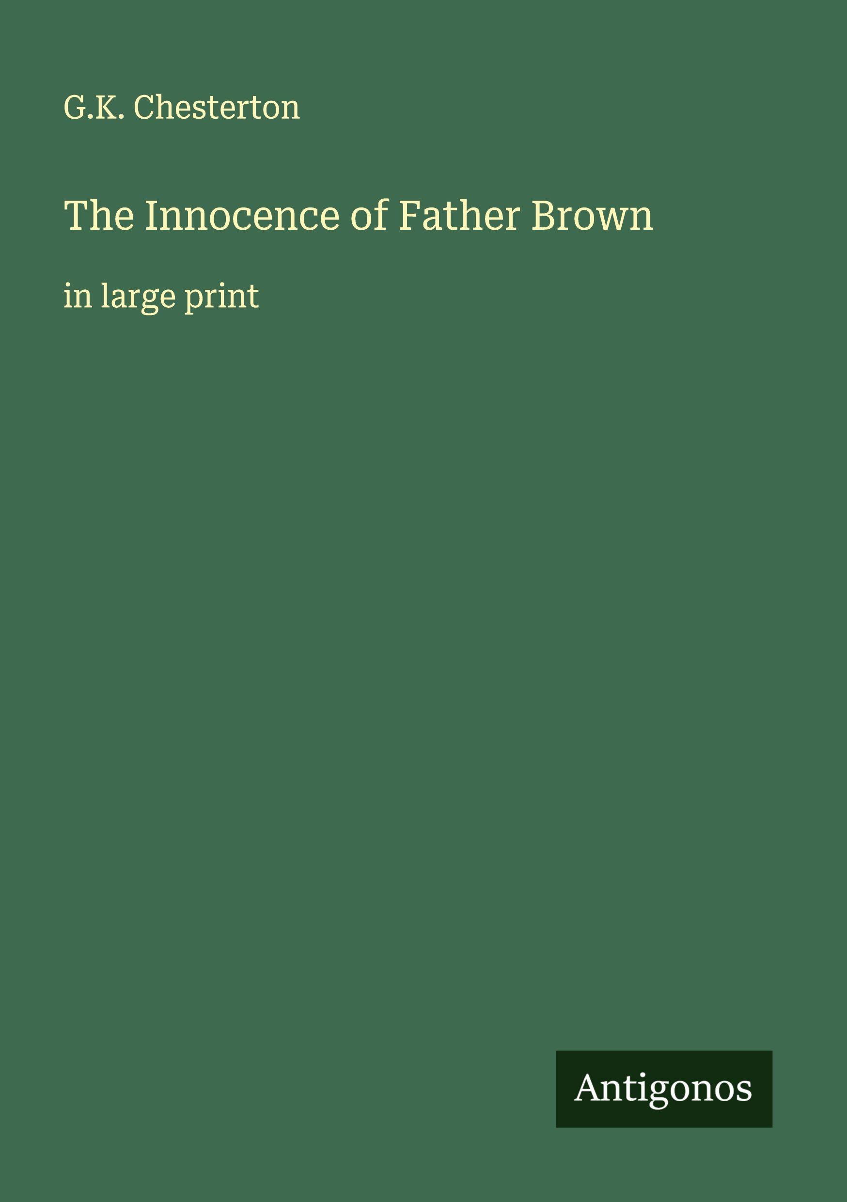 Vorderes Coverbild The Innocence of Father Brown