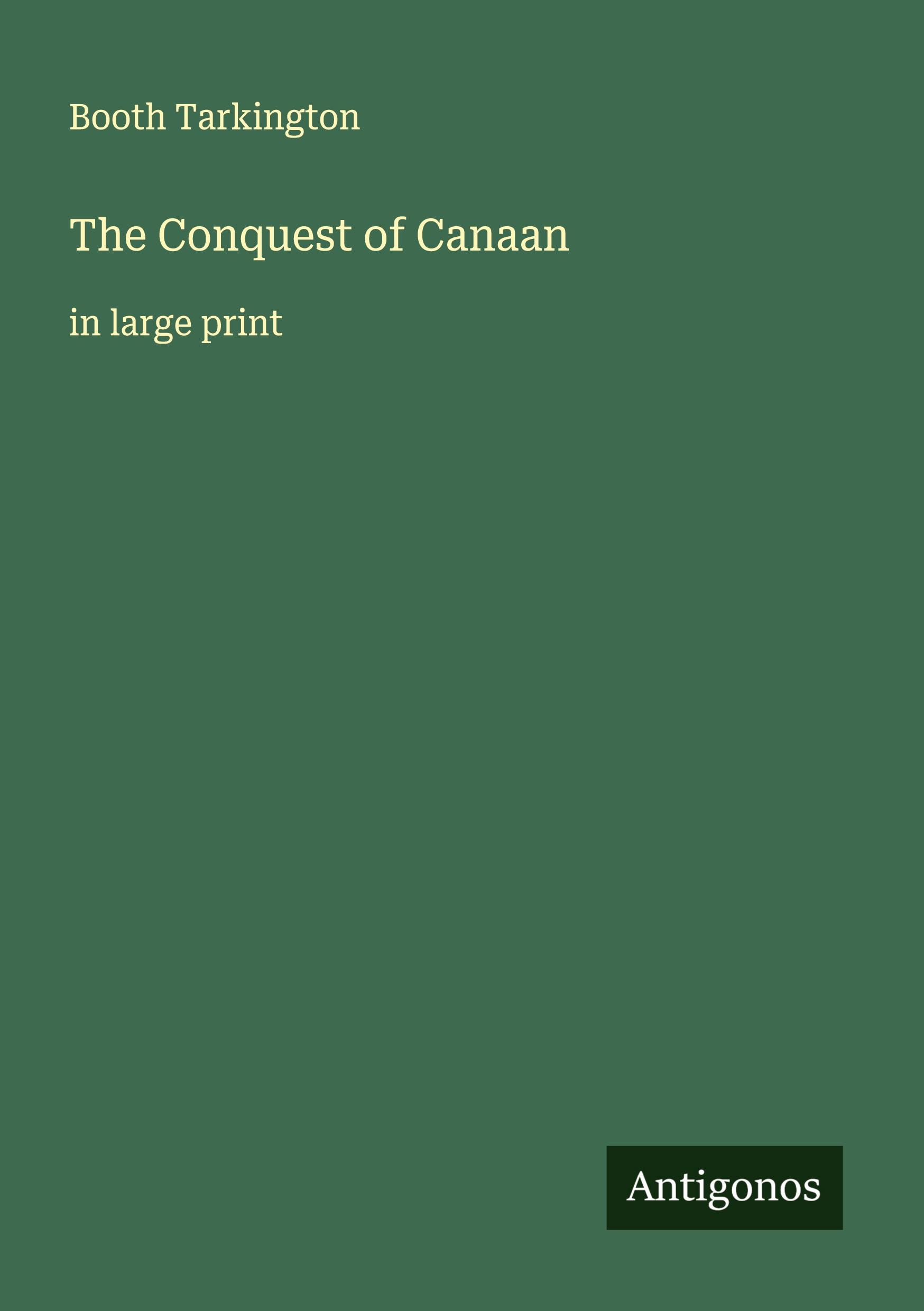 Vorderes Coverbild The Conquest of Canaan