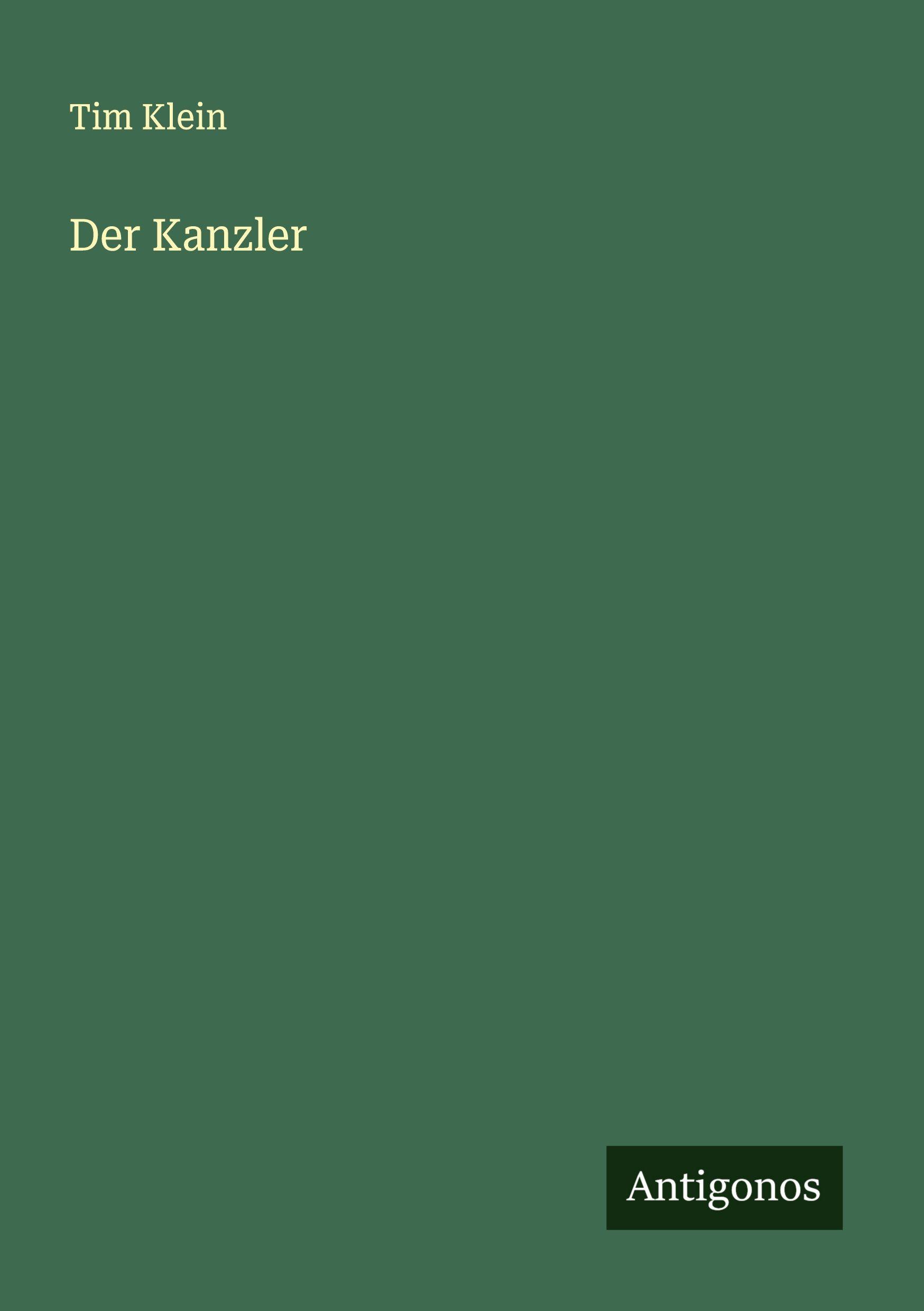 Vorderes Coverbild Der Kanzler