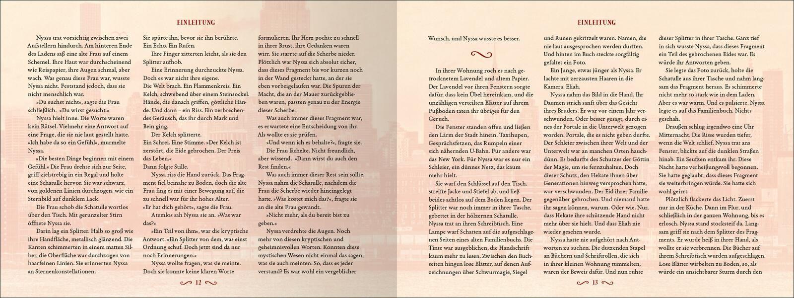 Beispielinhalt (Bild) Love of a fallen God