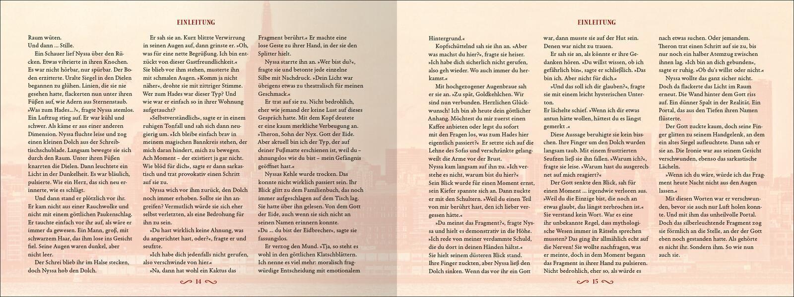 Beispielinhalt (Bild) Love of a fallen God