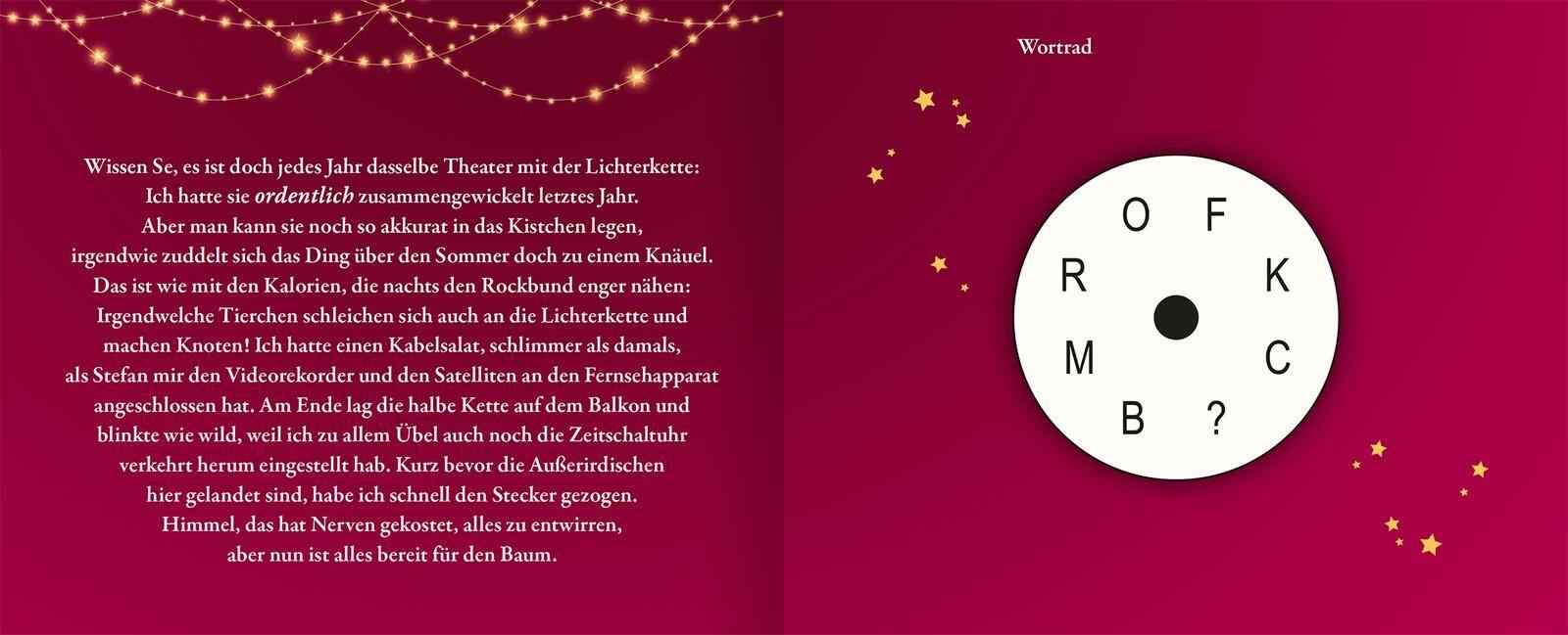 Beispielinhalt (Bild) Weihnachtszeit ist Dehnbundzeit!