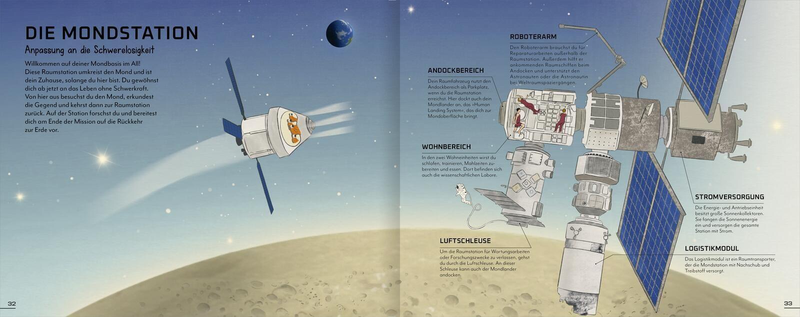 Beispielinhalt (Bild) Science & Kids - Reise zur dunklen Seite des Mondes