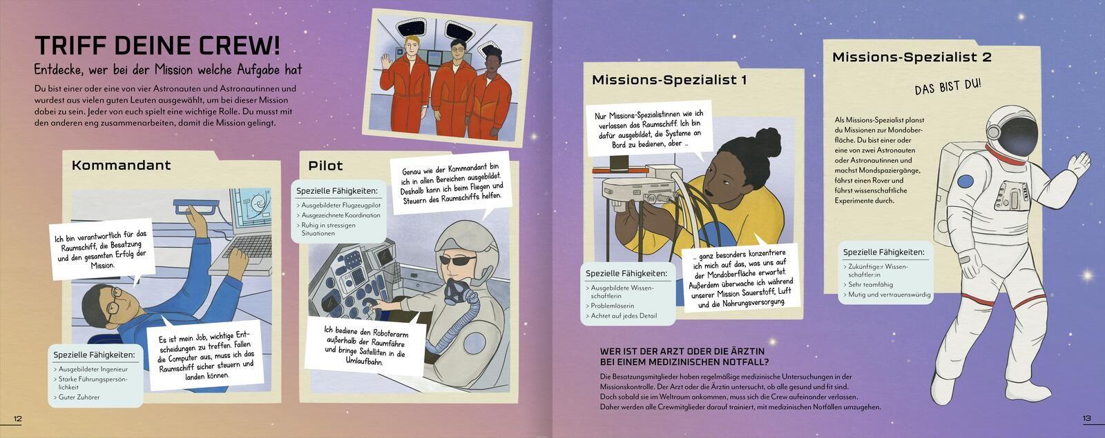 Beispielinhalt (Bild) Science & Kids - Reise zur dunklen Seite des Mondes