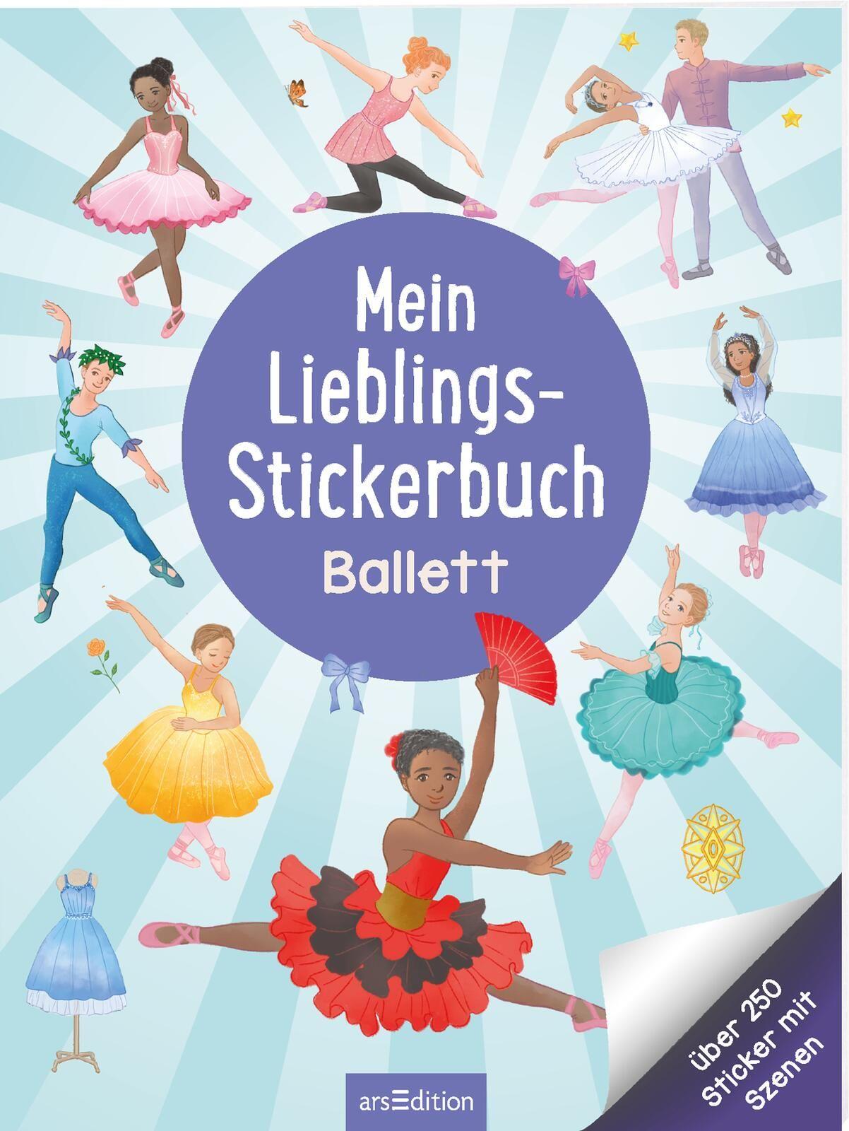 Vorderes Coverbild Mein Lieblings-Stickerbuch - Ballett