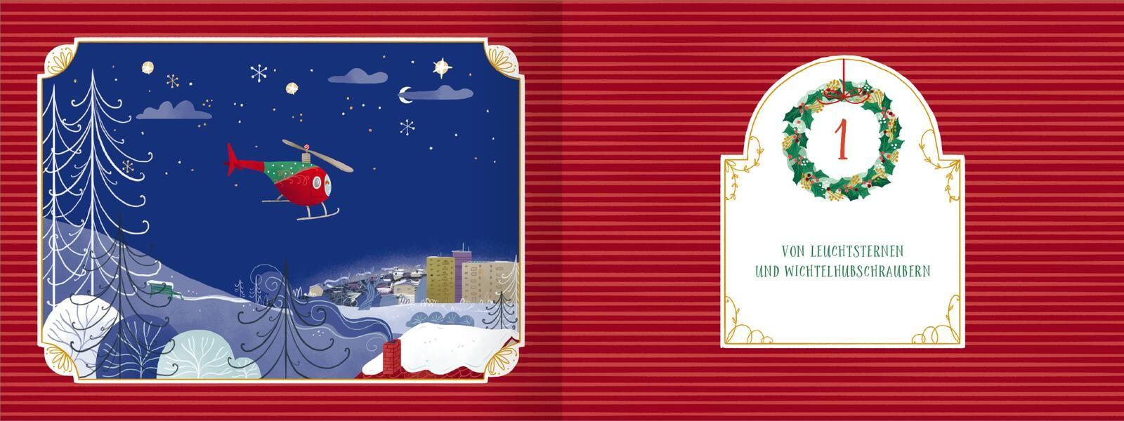 Beispielinhalt (Bild) Wichtel willkommen - 24 Vorlesegeschichten