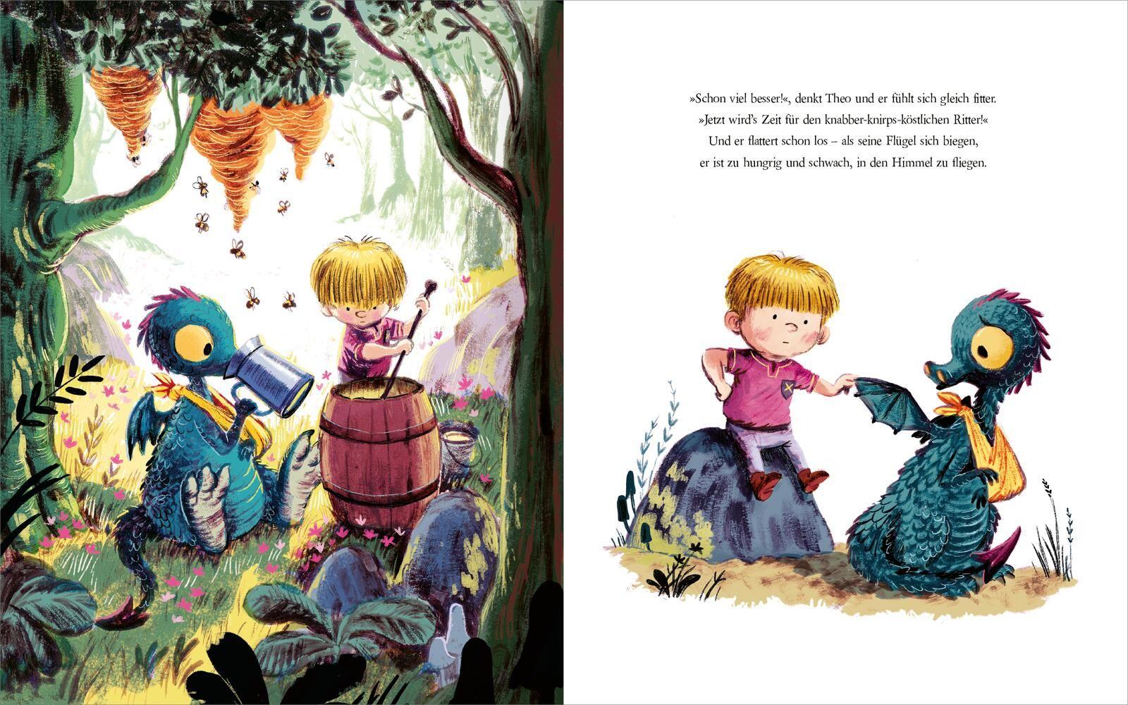 Beispielinhalt (Bild) Ritter und Drachen haben gut lachen