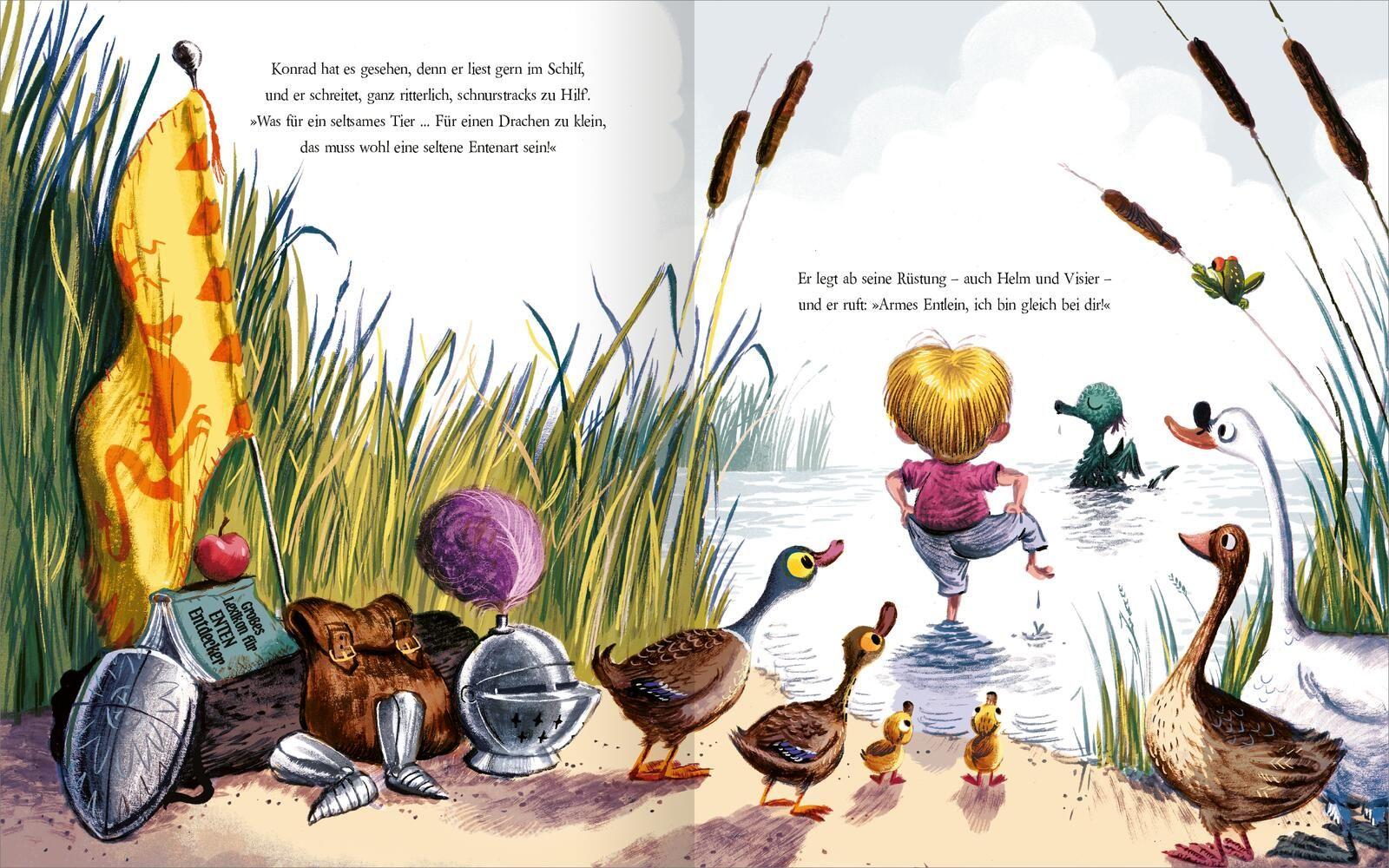 Beispielinhalt (Bild) Ritter und Drachen haben gut lachen