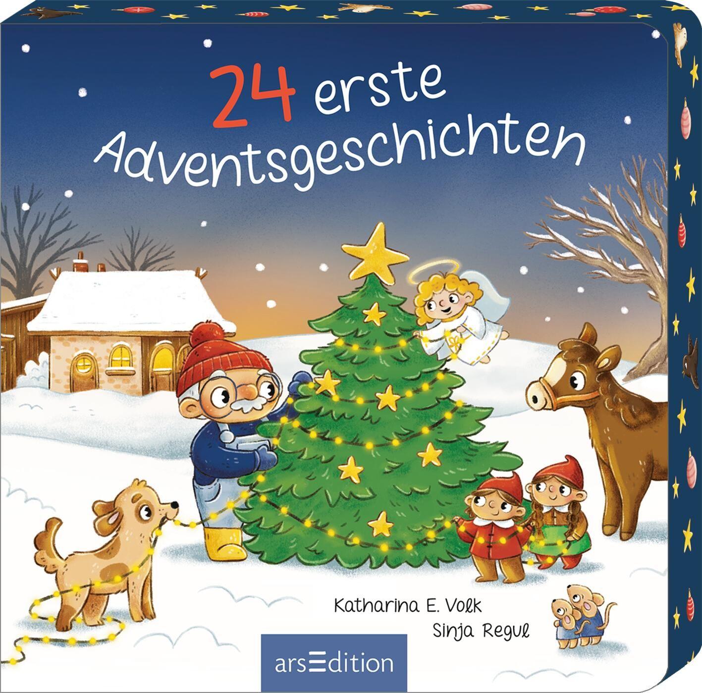 Vorderes Coverbild 24 erste Adventsgeschichten