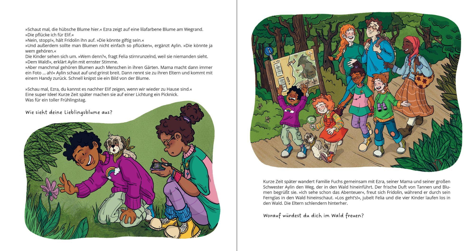 Beispielinhalt (Bild) Felia Fuchs - Draußen unterwegs