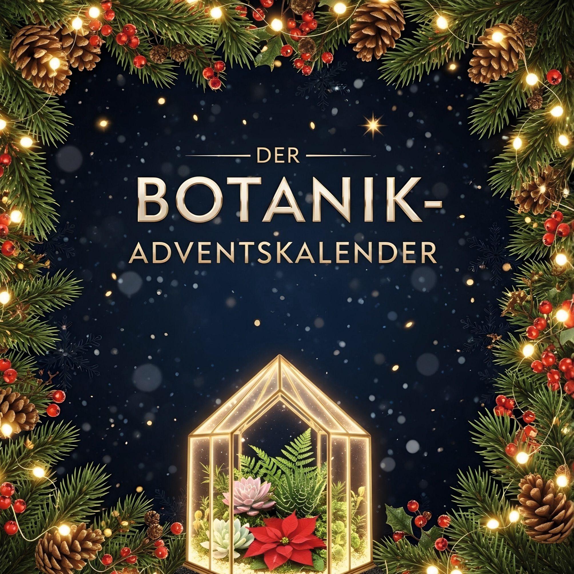 Vorderes Coverbild Der Botanik-Adventskalender