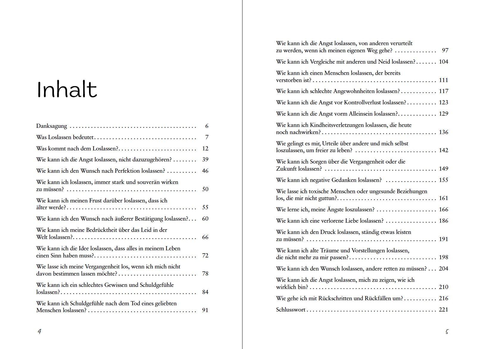 Beispielinhalt (Bild) Schreib's dir von der Seele