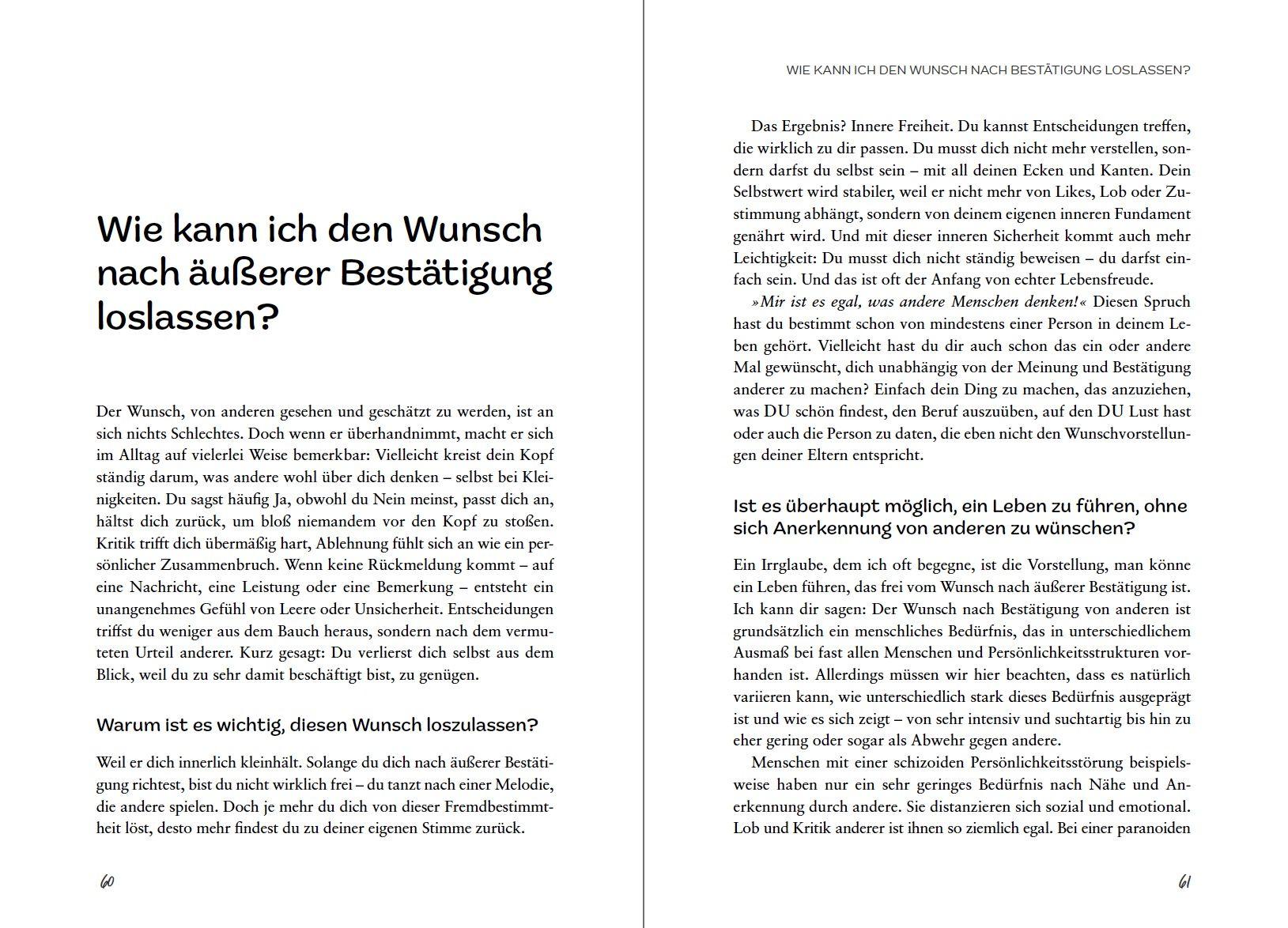 Beispielinhalt (Bild) Schreib's dir von der Seele