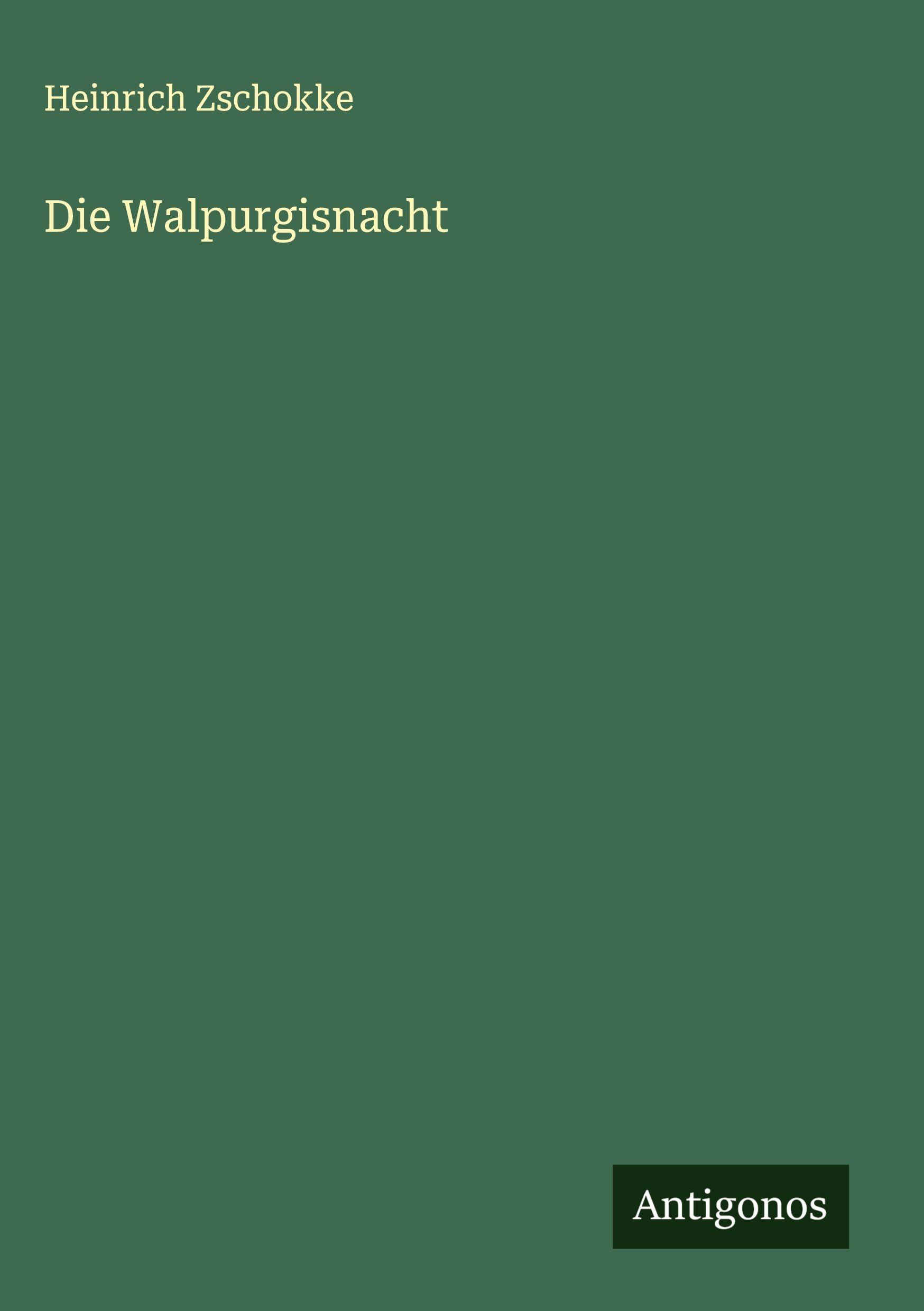 Vorderes Coverbild Die Walpurgisnacht