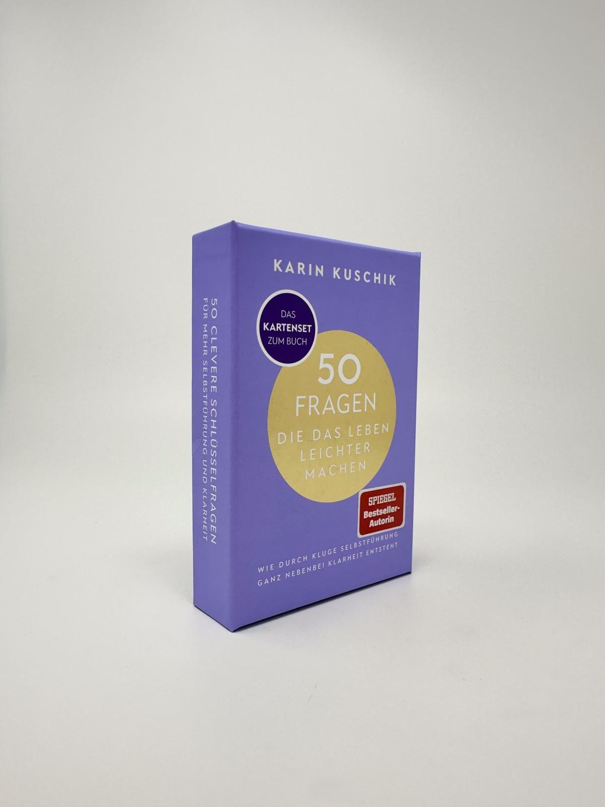 Beispielinhalt (Bild) 50 Fragen, die das Leben leichter machen - Das Kartenset zum Buch