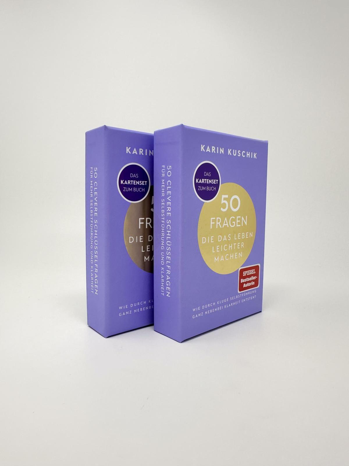 Beispielinhalt (Bild) 50 Fragen, die das Leben leichter machen - Das Kartenset zum Buch