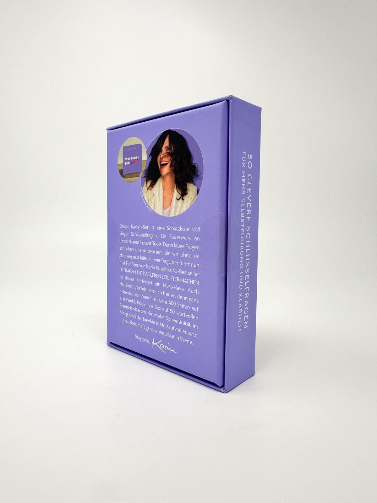 Beispielinhalt (Bild) 50 Fragen, die das Leben leichter machen - Das Kartenset zum Buch