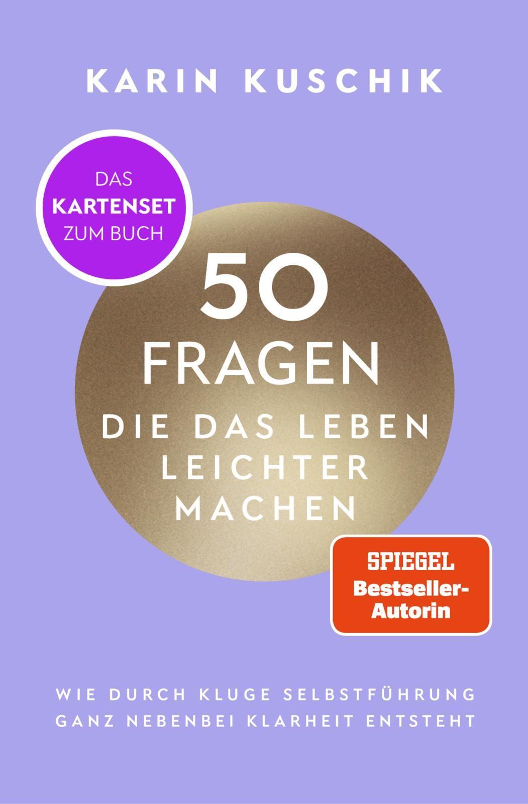 Vorderes Coverbild 50 Fragen, die das Leben leichter machen - Das Kartenset zum Buch